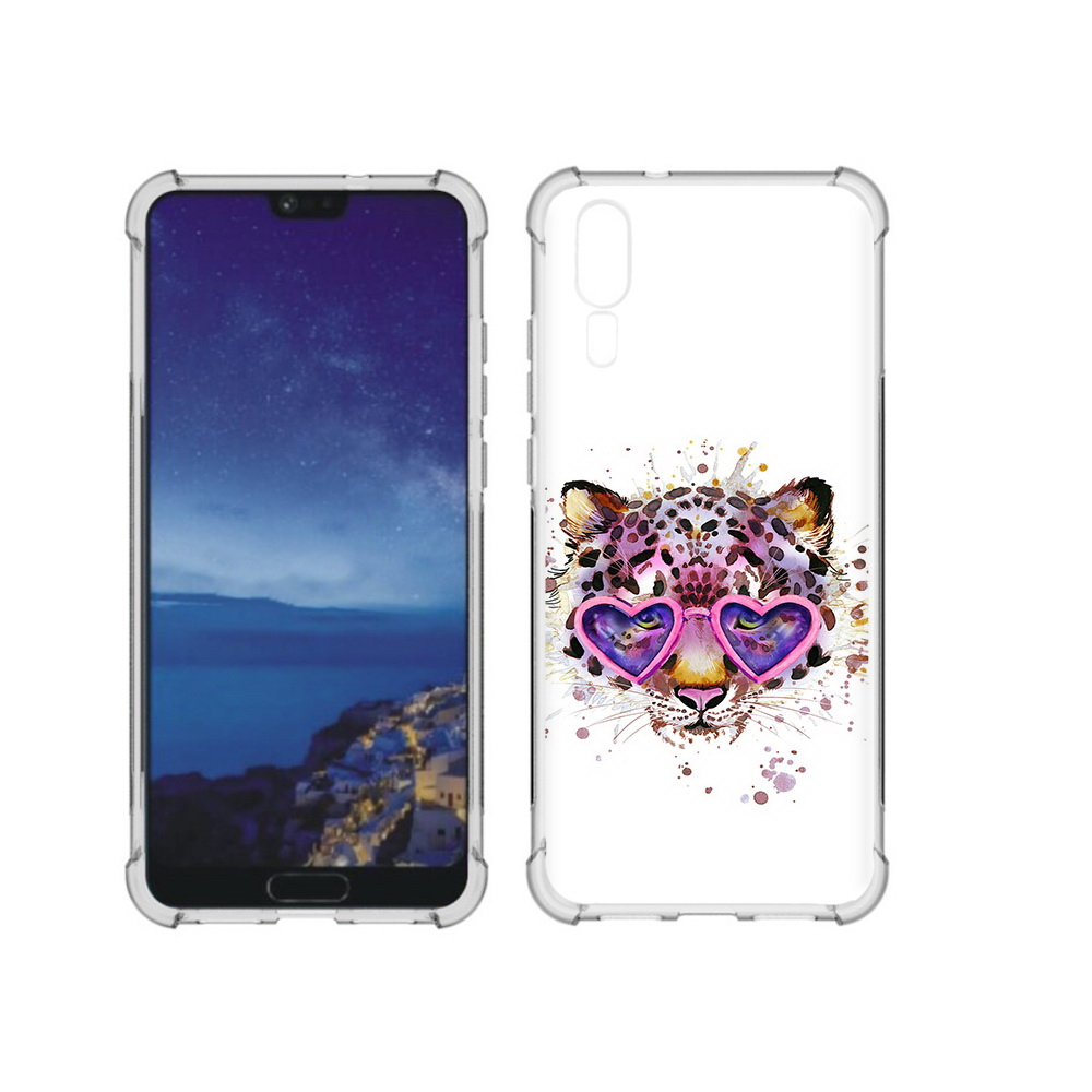 Чехол MyPads Tocco для Huawei P20 модный леопард (PT108006.52.480)