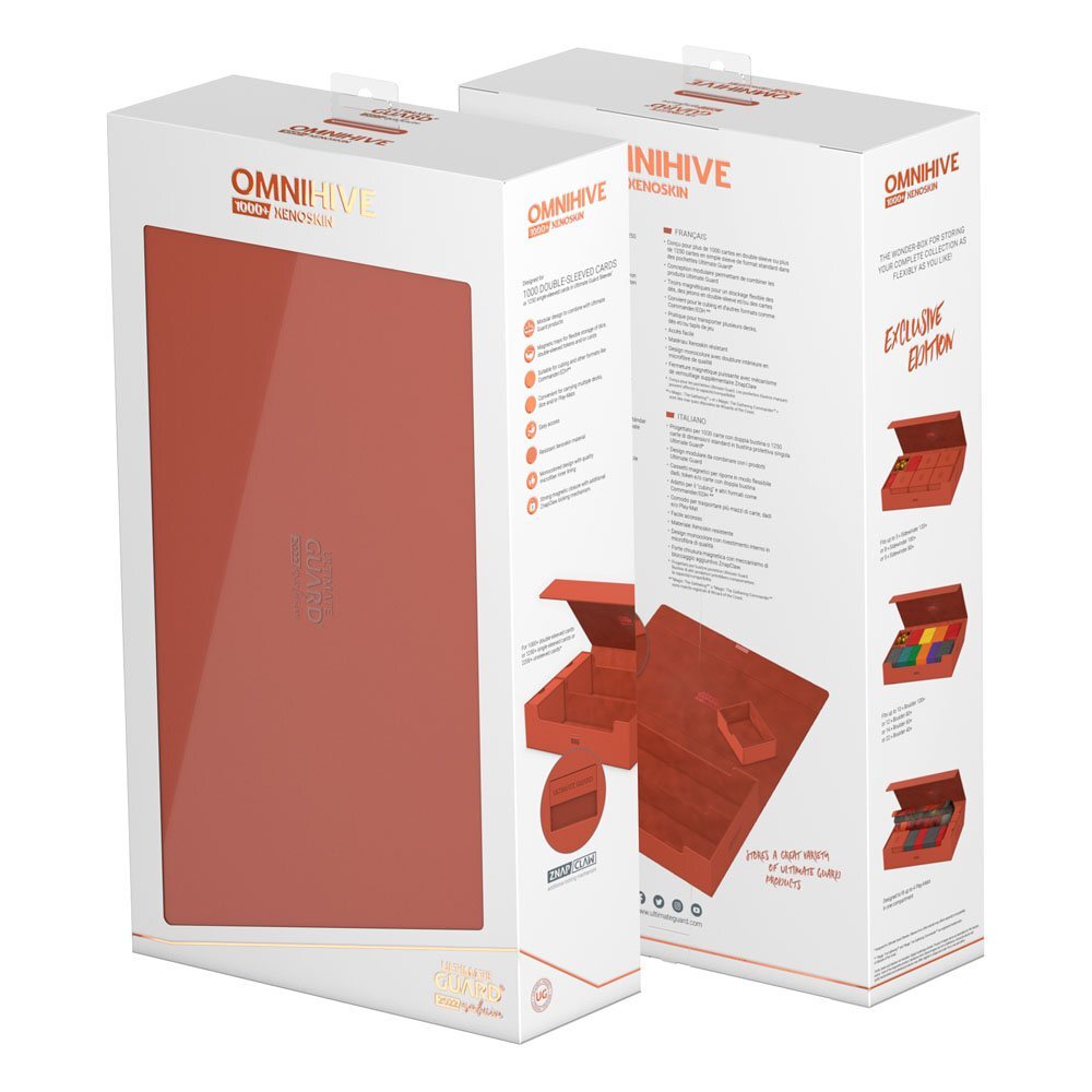 

Ultimate Guard - Коробочка красная Omnihive Xenoskin для хранения 1000+ карт