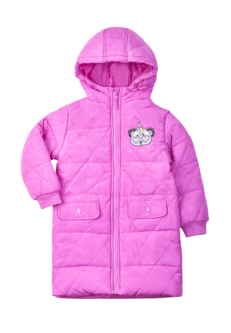 Пальто детское Max&Jessi AW23C405, фиолетовый, 104