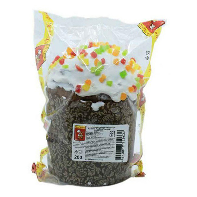 

Кулич Пасхальный с цукатами 200 г