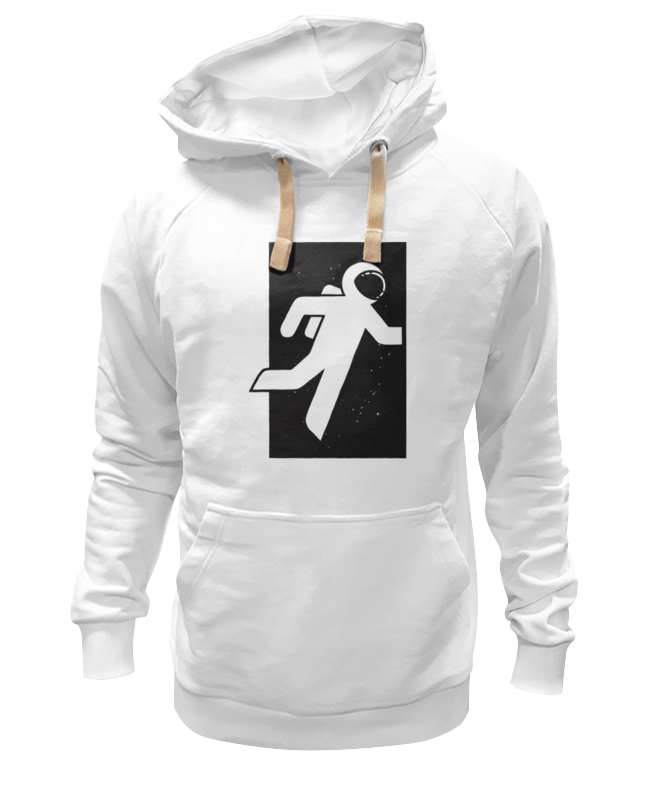 

Толстовка унисекс Printio Космонавт белая XL, Белый, Космонавт