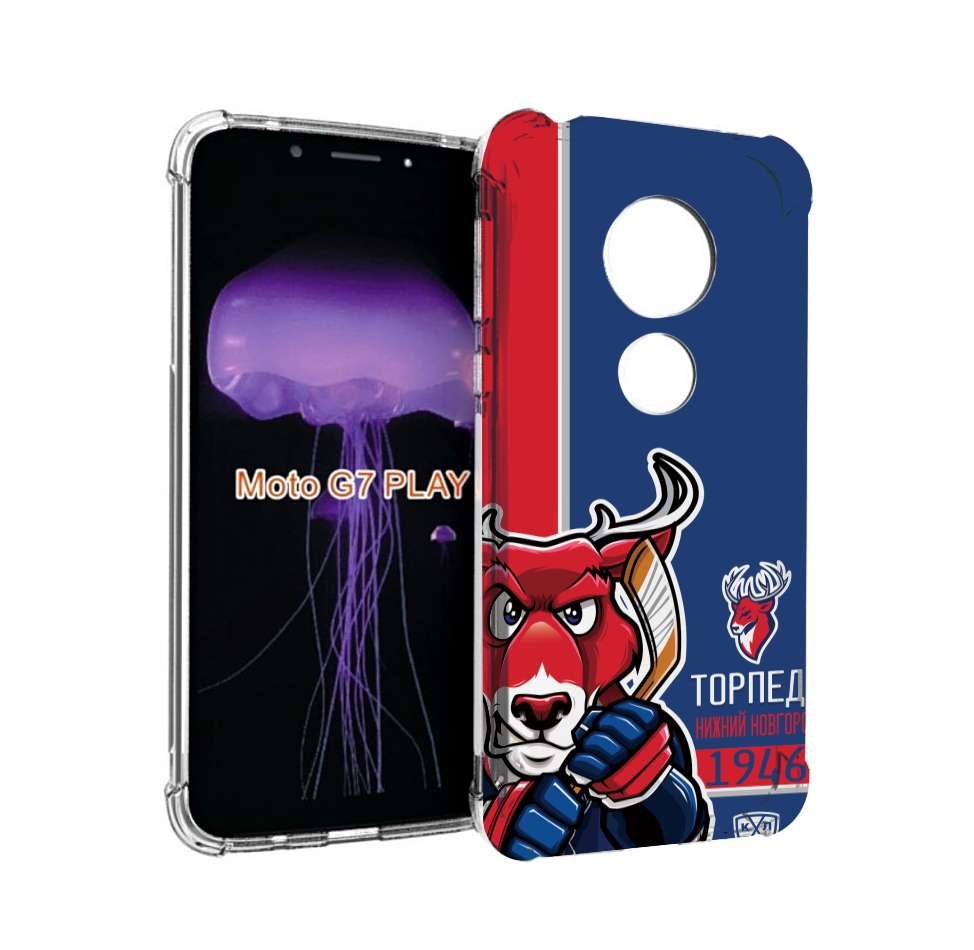 

Чехол MyPads хк торпедо нижнии новгород мужской для Motorola Moto G7 Play, Прозрачный, Tocco