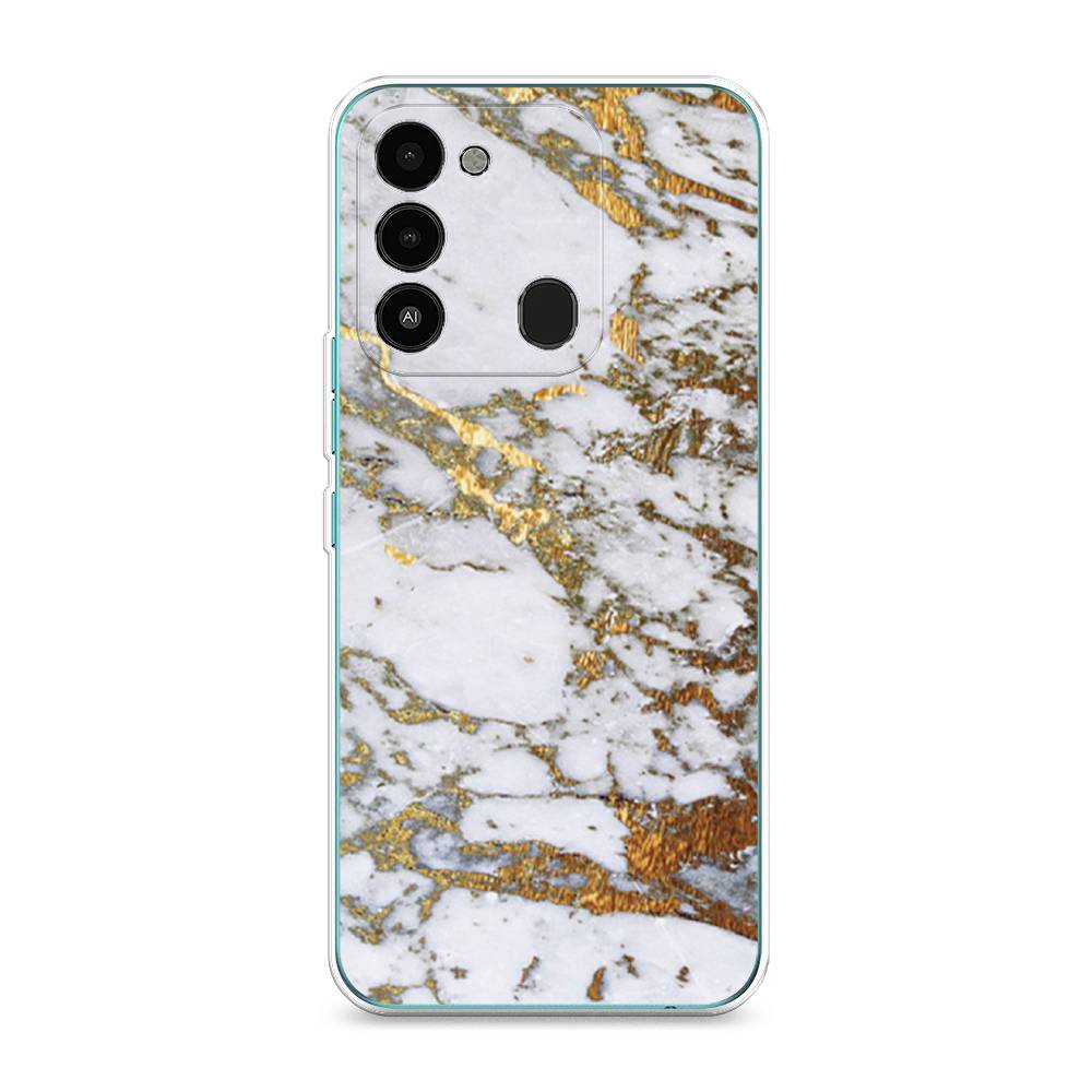 

Чехол Awog на Tecno Spark Go 2022/8С/9 "Белый мрамор", 301350-3