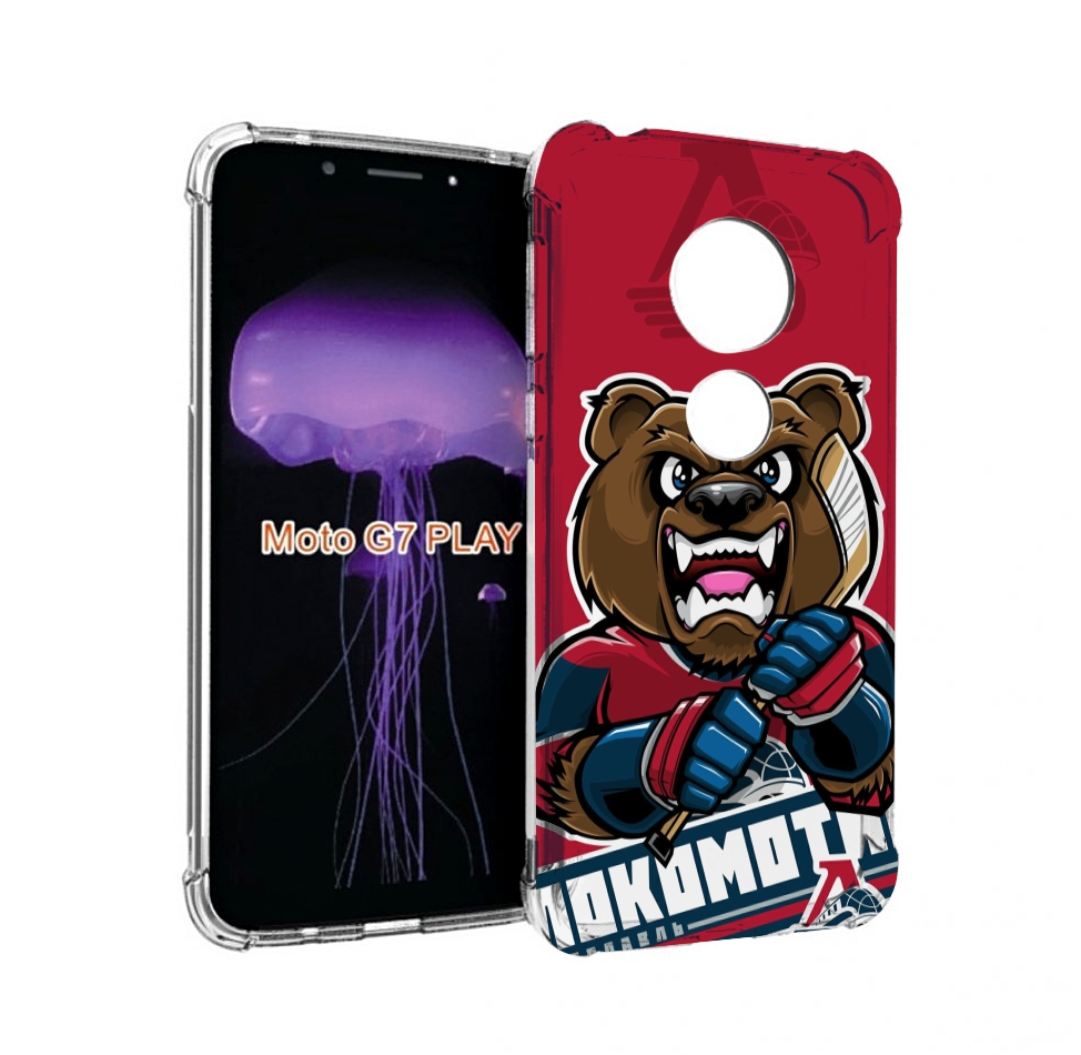 

Чехол MyPads хоккеи локомотив ярославь мужской для Motorola Moto G7 Play, Прозрачный, Tocco