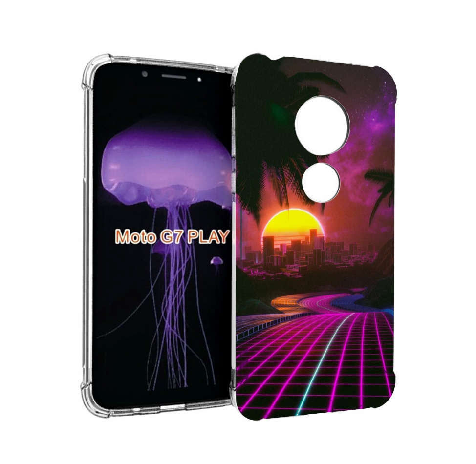 

Чехол MyPads хотлайнмайами 2 для Motorola Moto G7 Play, Прозрачный, Tocco