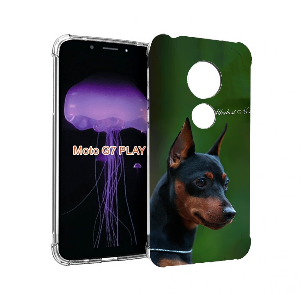 

Чехол MyPads цвергпинчер черпинчер для Motorola Moto G7 Play, Прозрачный, Tocco