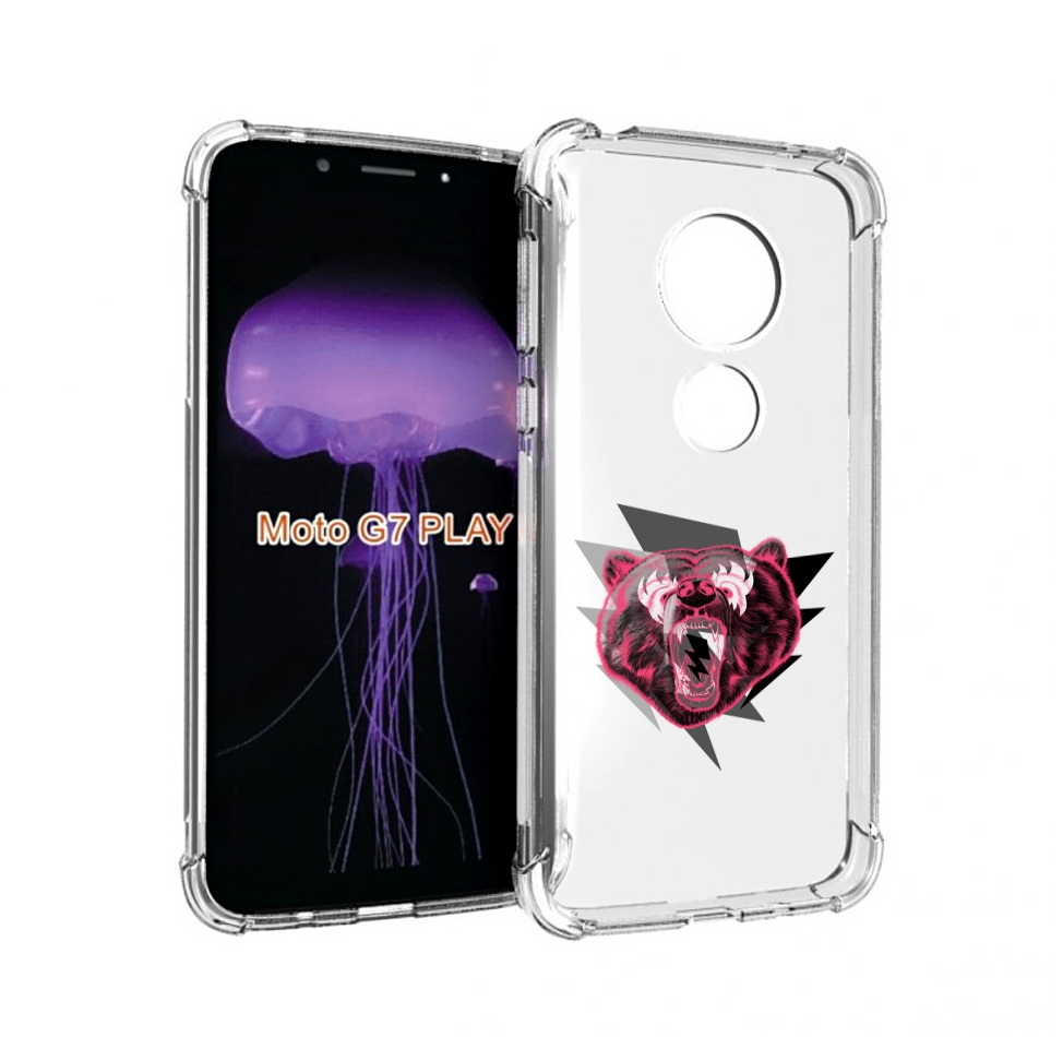 

Чехол MyPads грозовой медведь для Motorola Moto G7 Play, Прозрачный, Tocco