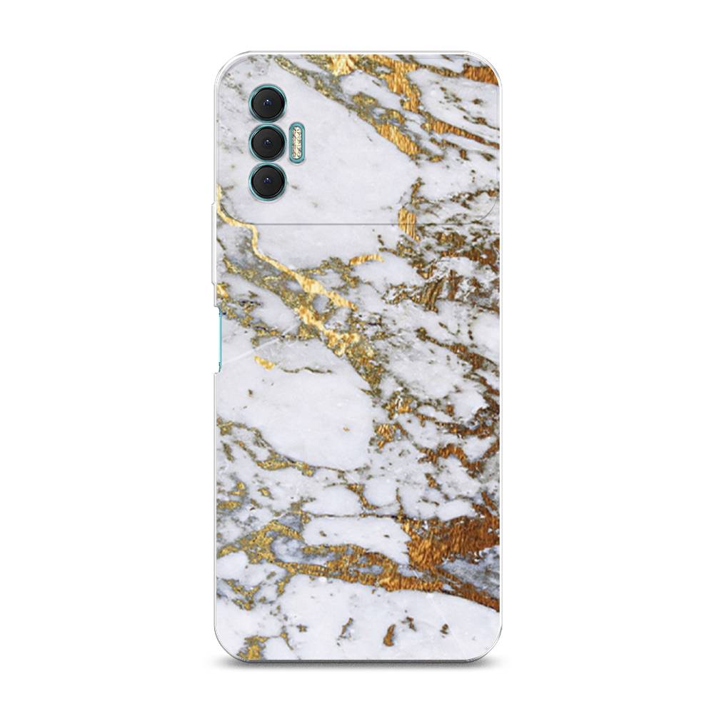 

Чехол Awog на Tecno Spark 8P "Белый мрамор", 301450-3