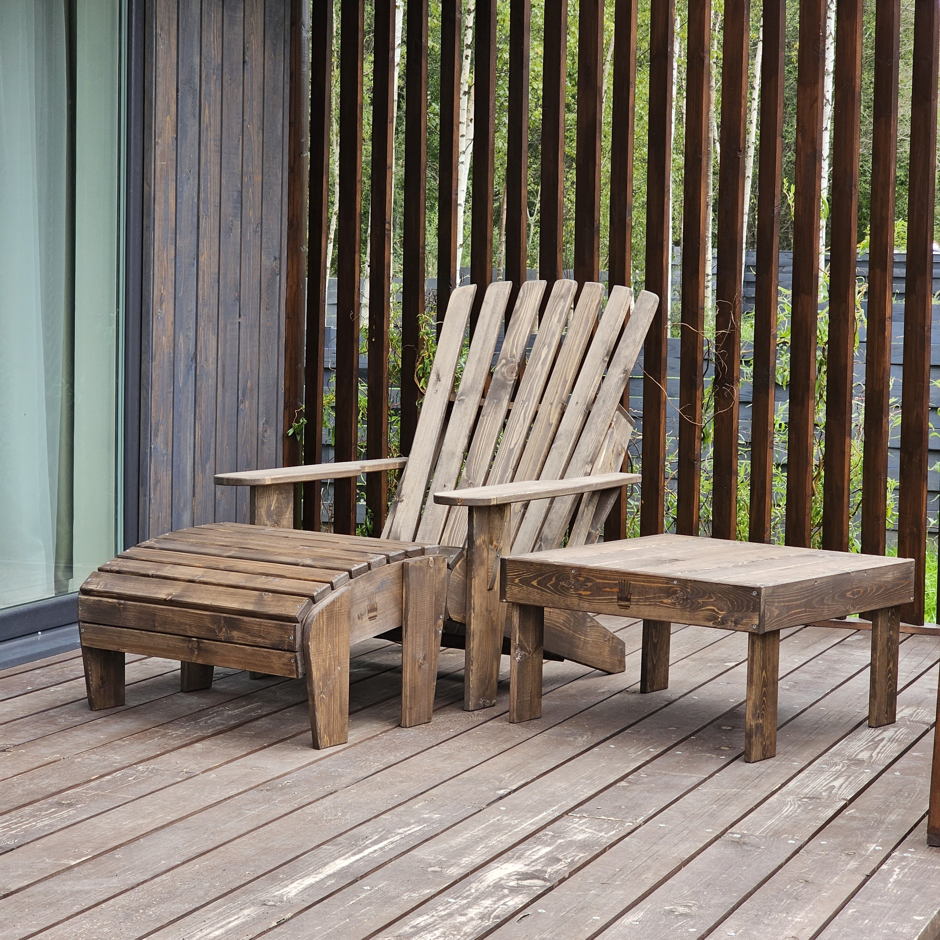 

Садовое кресло-шезлонг Handline ADIRONDACK цвет палисандр 95х78х94, Коричневый, ADIRONDACK