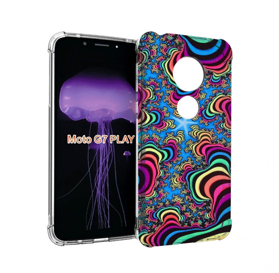 

Чехол MyPads щупальца иллюзия для Motorola Moto G7 Play, Прозрачный, Tocco