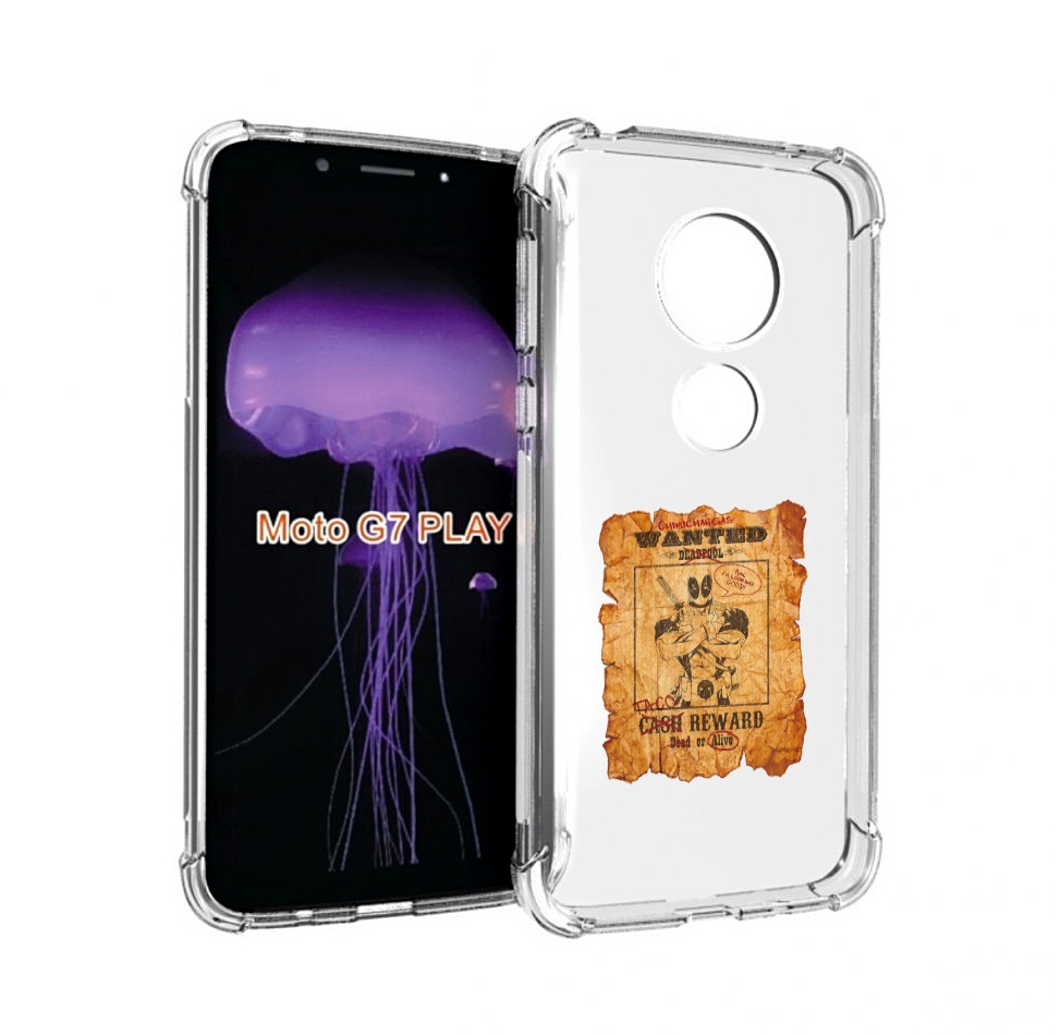 

Чехол MyPads дедпул для Motorola Moto G7 Play, Прозрачный, Tocco