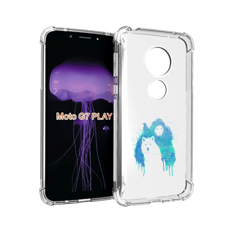 

Чехол MyPads джон сноу для Motorola Moto G7 Play, Прозрачный, Tocco