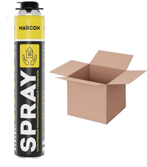 Напыляемый утеплитель MARCON SPRAY UT.NAP.MS2 24 штуки напыляемый утеплитель marcon spray ut nap ms6 6 штук