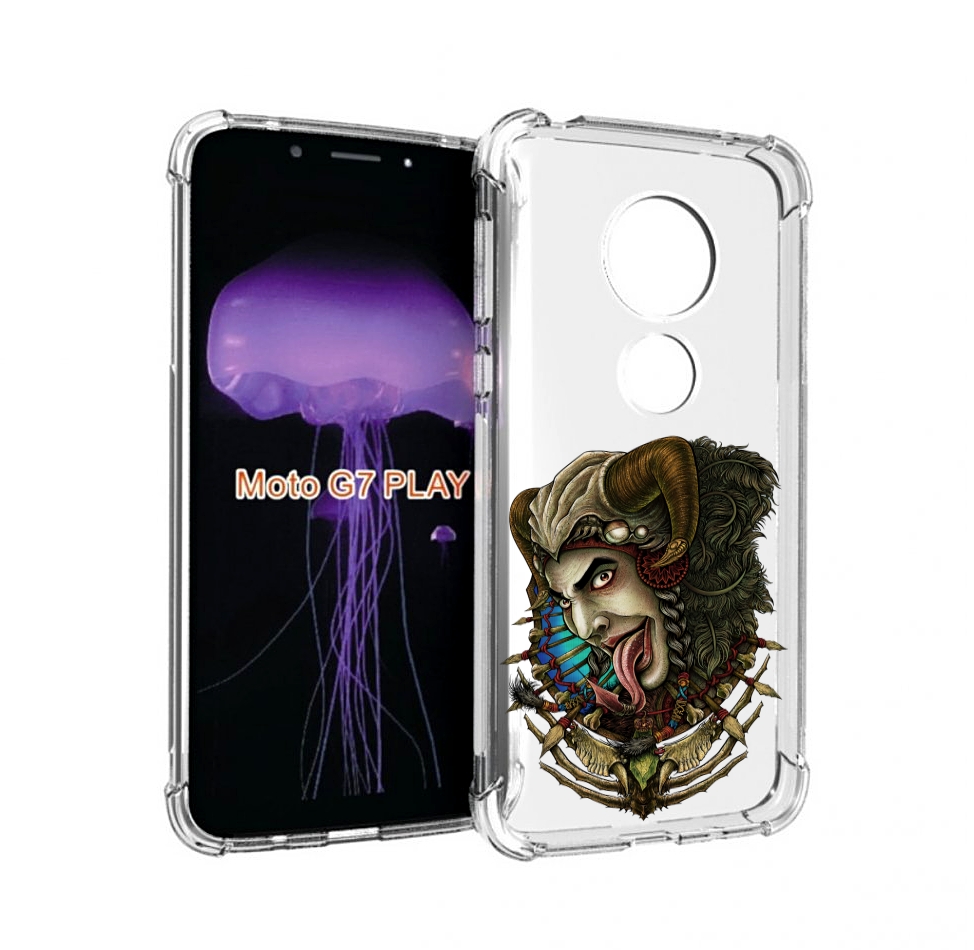

Чехол MyPads длинный язык для Motorola Moto G7 Play, Прозрачный, Tocco