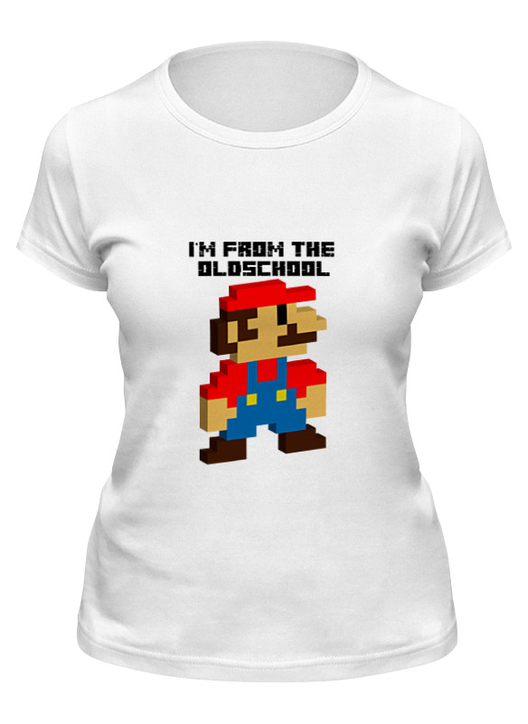 

Футболка женская Printio I'm from the oldschool белая XL, Белый, I'm from the oldschool