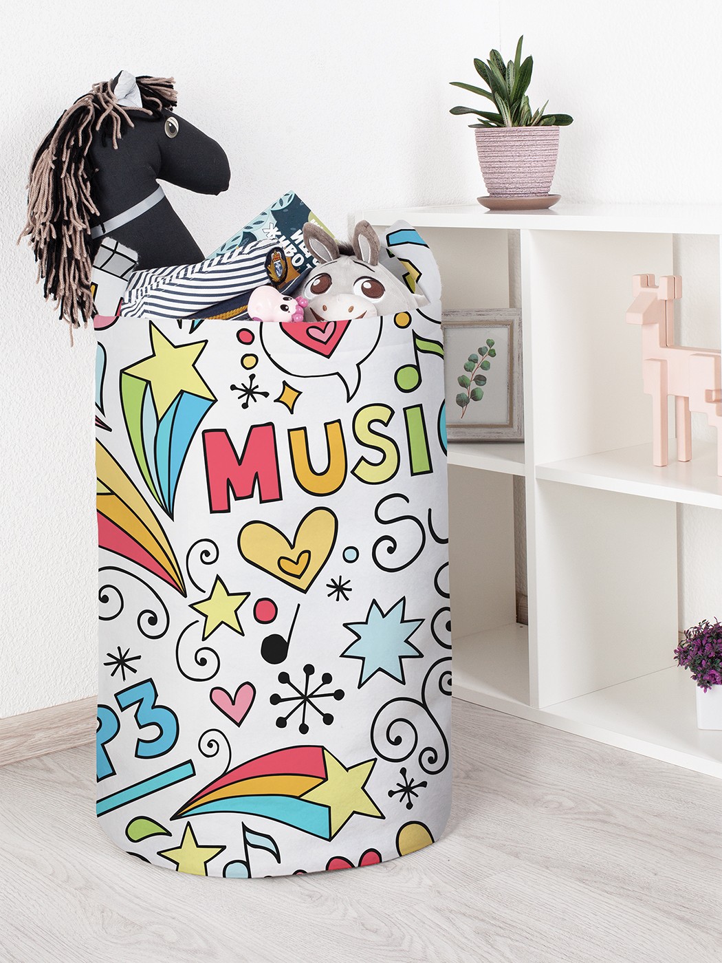

Корзина для игрушек JoyArty 40x60 см toba_10958_L, Красный