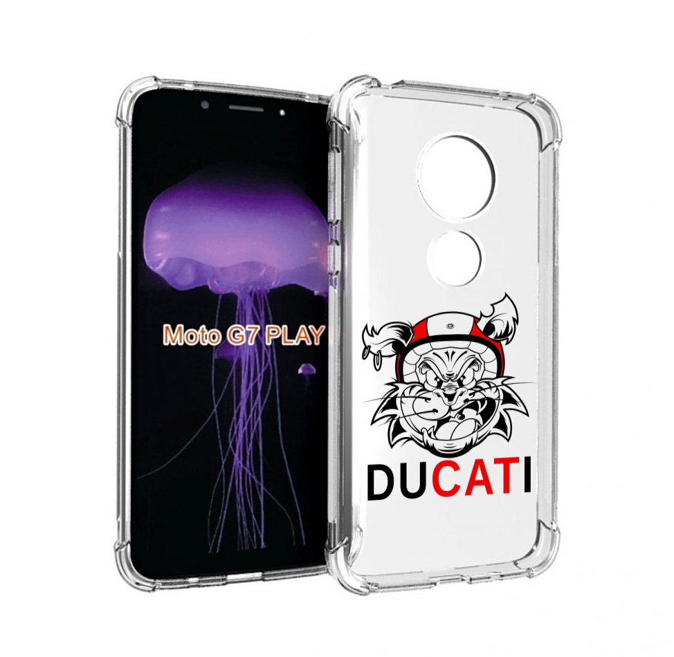 

Чехол MyPads дукати для Motorola Moto G7 Play, Прозрачный, Tocco