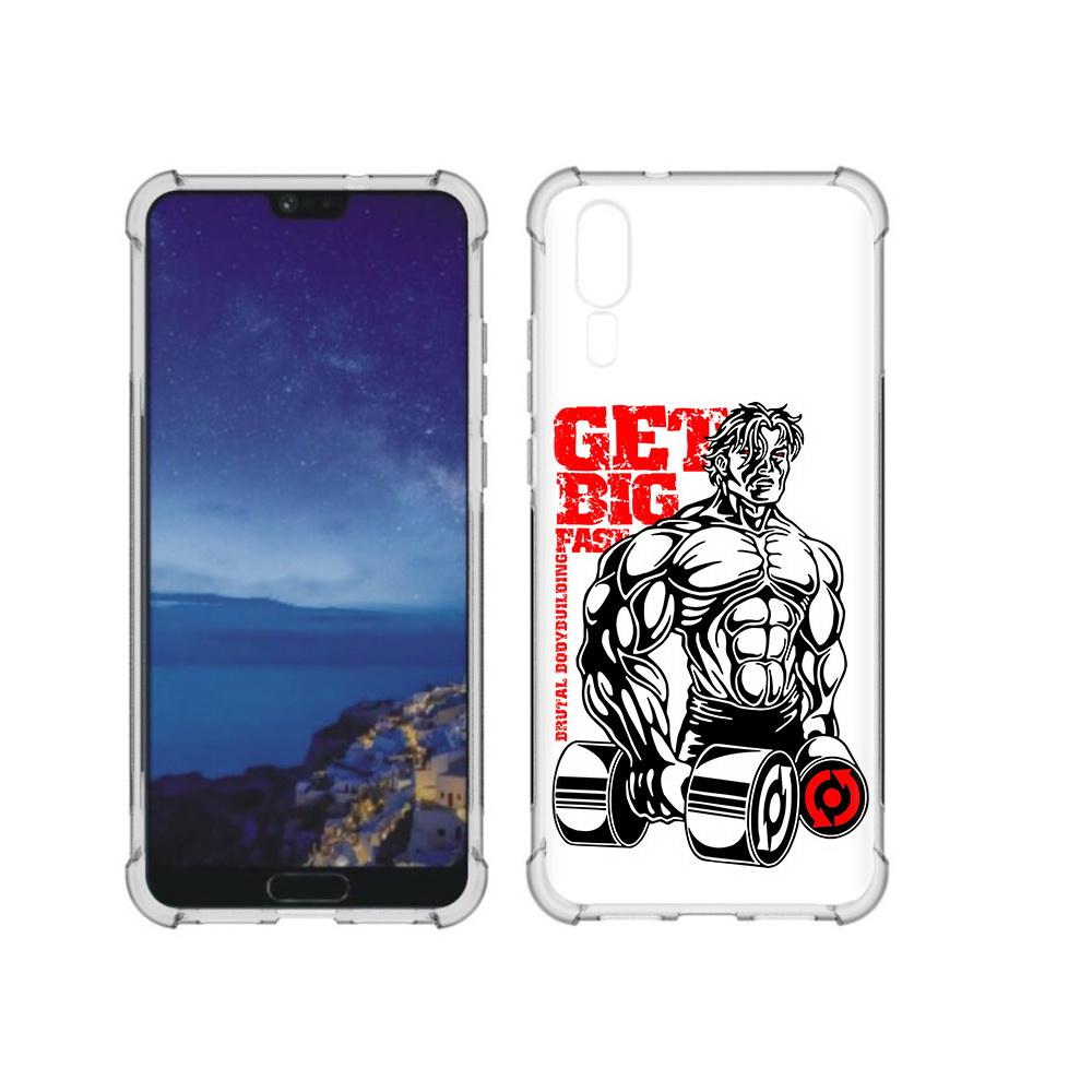 

Чехол MyPads Tocco для Huawei P20 накаченное тело (PT108006.52.495), Прозрачный, Tocco