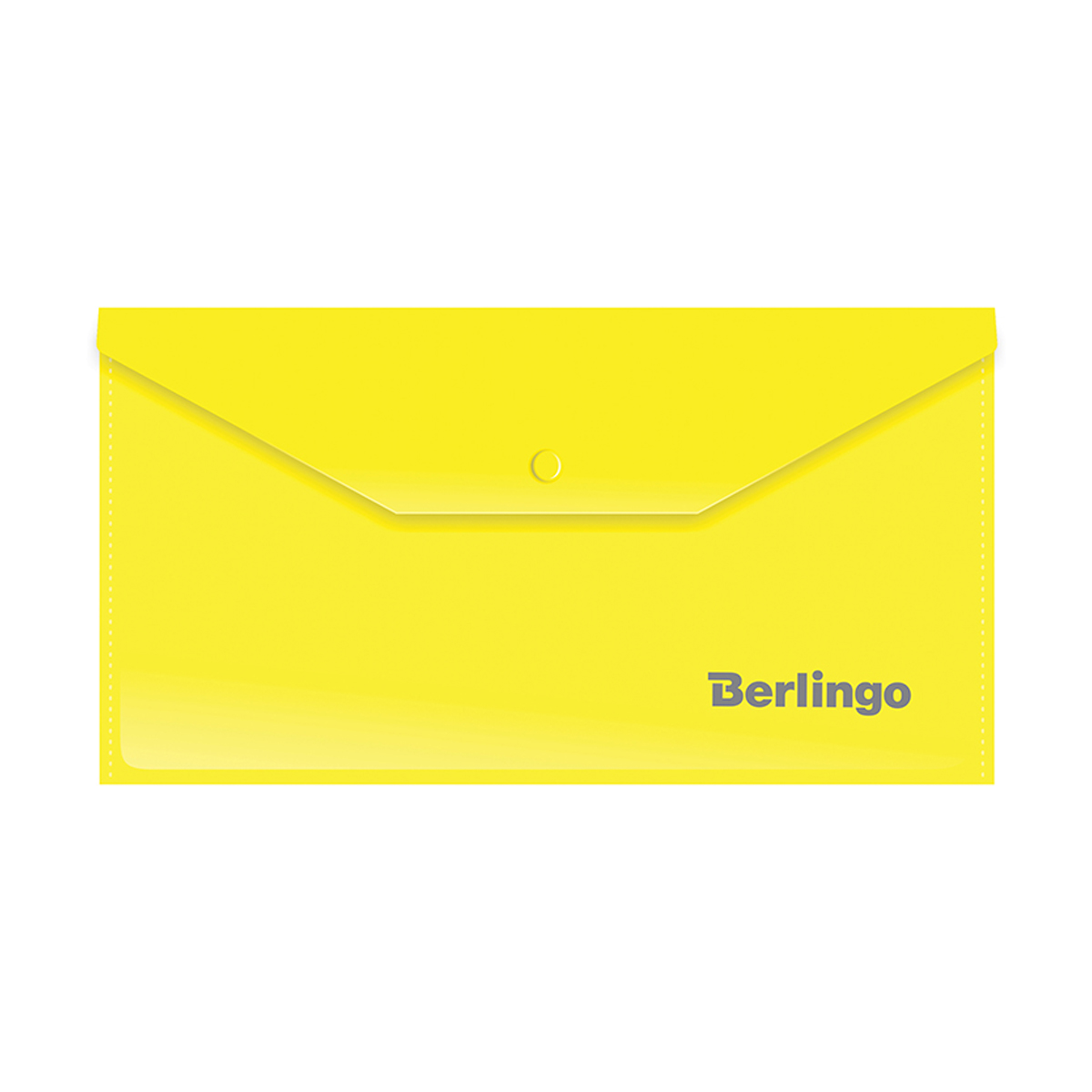 

Папка-конверт на кнопке Berlingo, С6, 180мкм, желтая, (5шт.)