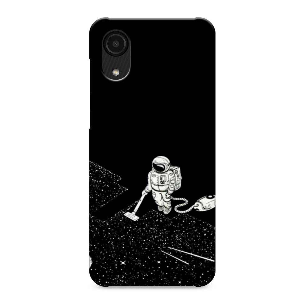 

Пластиковый чехол "Космонавт с пылесосом" на Samsung Galaxy A03 Core, 2104720-3
