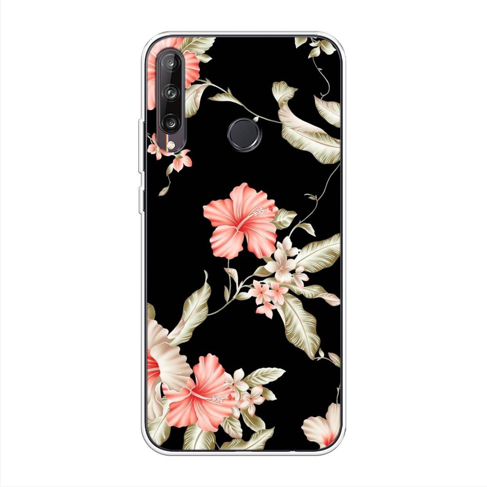 

Чехол Awog на Huawei Y7p "Цветы для черном", Черный;розовый, 6103350-8