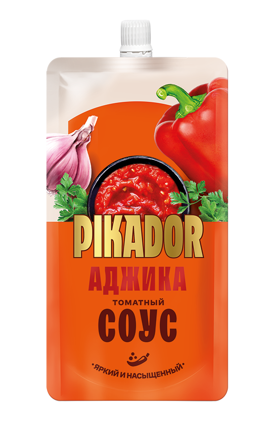 Соус PIKADOR томатный Аджика, 200 г х 2 шт
