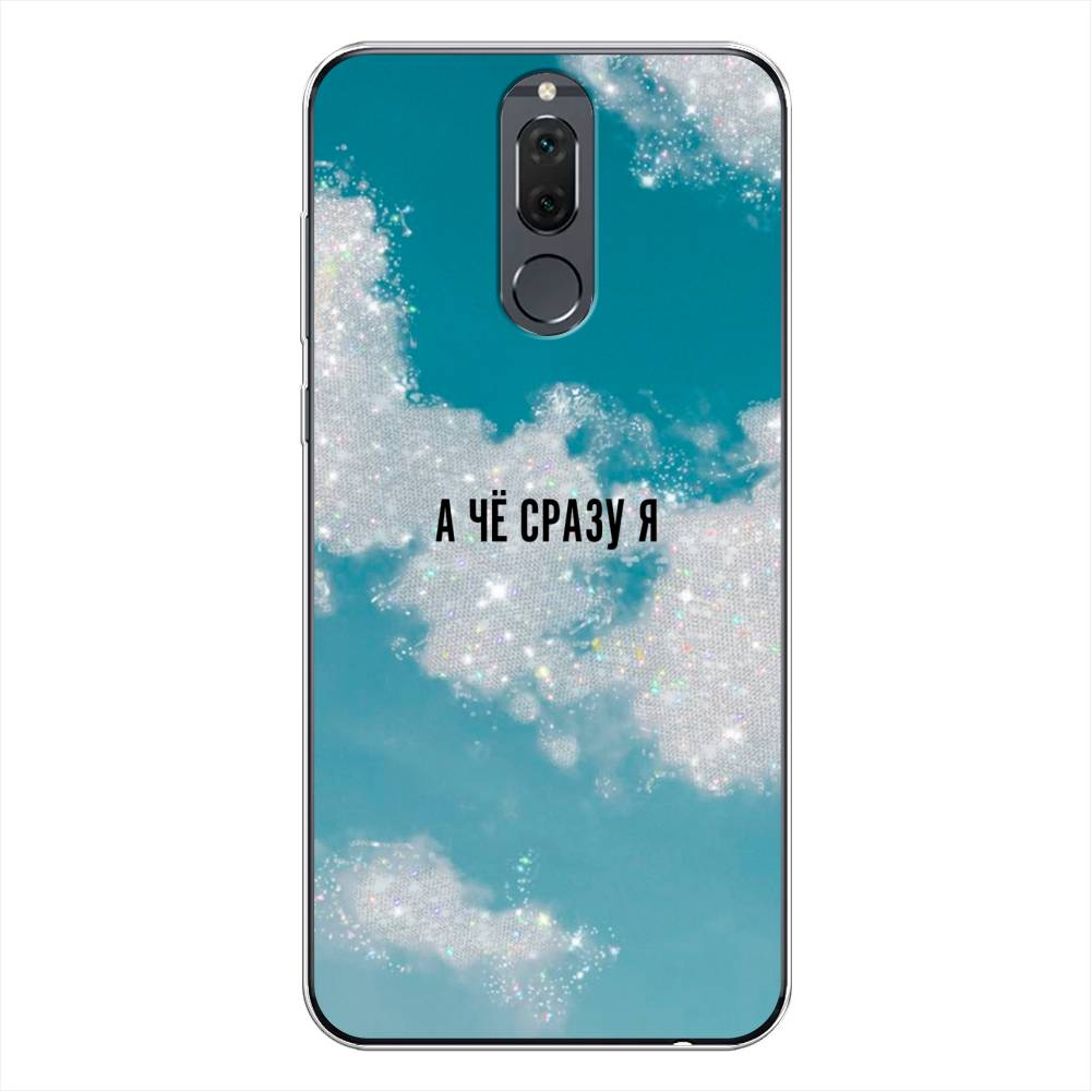 

Чехол Awog на Huawei Nova 2i "Че сразу я", Серебристый;черный, 64150-6