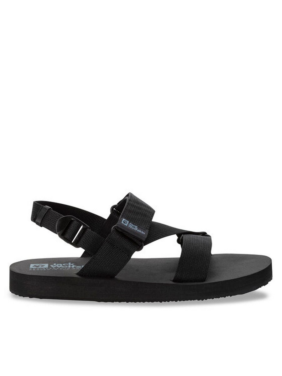 

Сандалии мужские Jack Wolfskin Urban Entdeckung Belt Sandal 4056711 черные 43 EU, Черный, Urban Entdeckung Belt Sandal 4056711