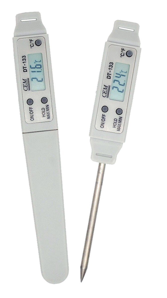 фото Мини термометр влагозащищенный dt-133 cem-instruments