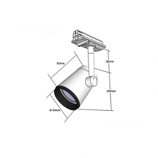 

Трековый светильник Megalight 8129 8129 WHITE
