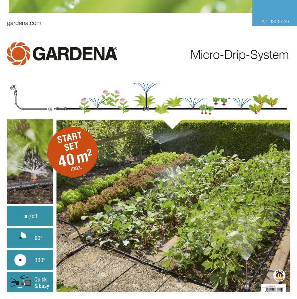 

Шланг сочащийся GARDENA 13 мм 1/2 40 м с фитингами 13015-20.000.00, Черный, 13 мм 1/2 40 м