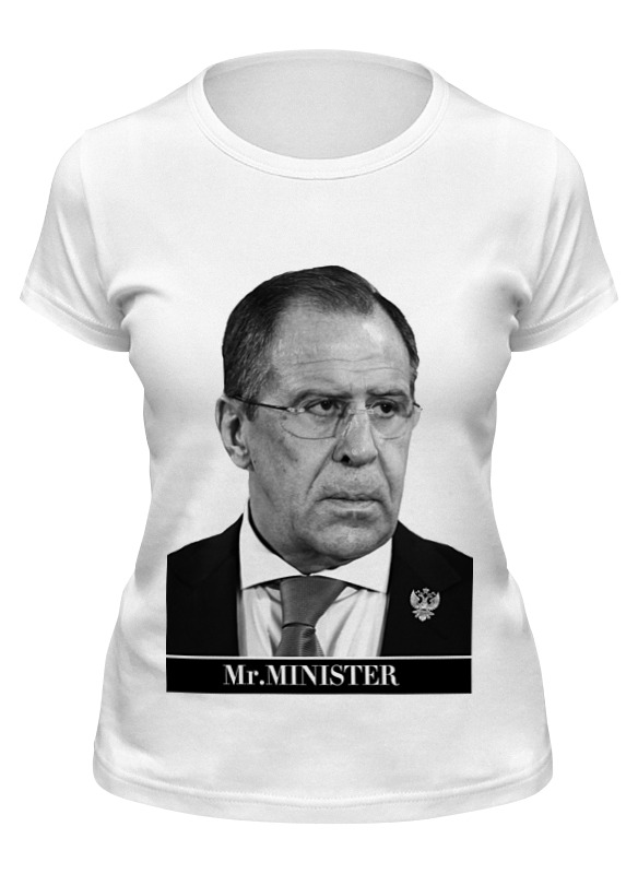 

Футболка женская Printio Mr minister белая M, Белый, Mr minister