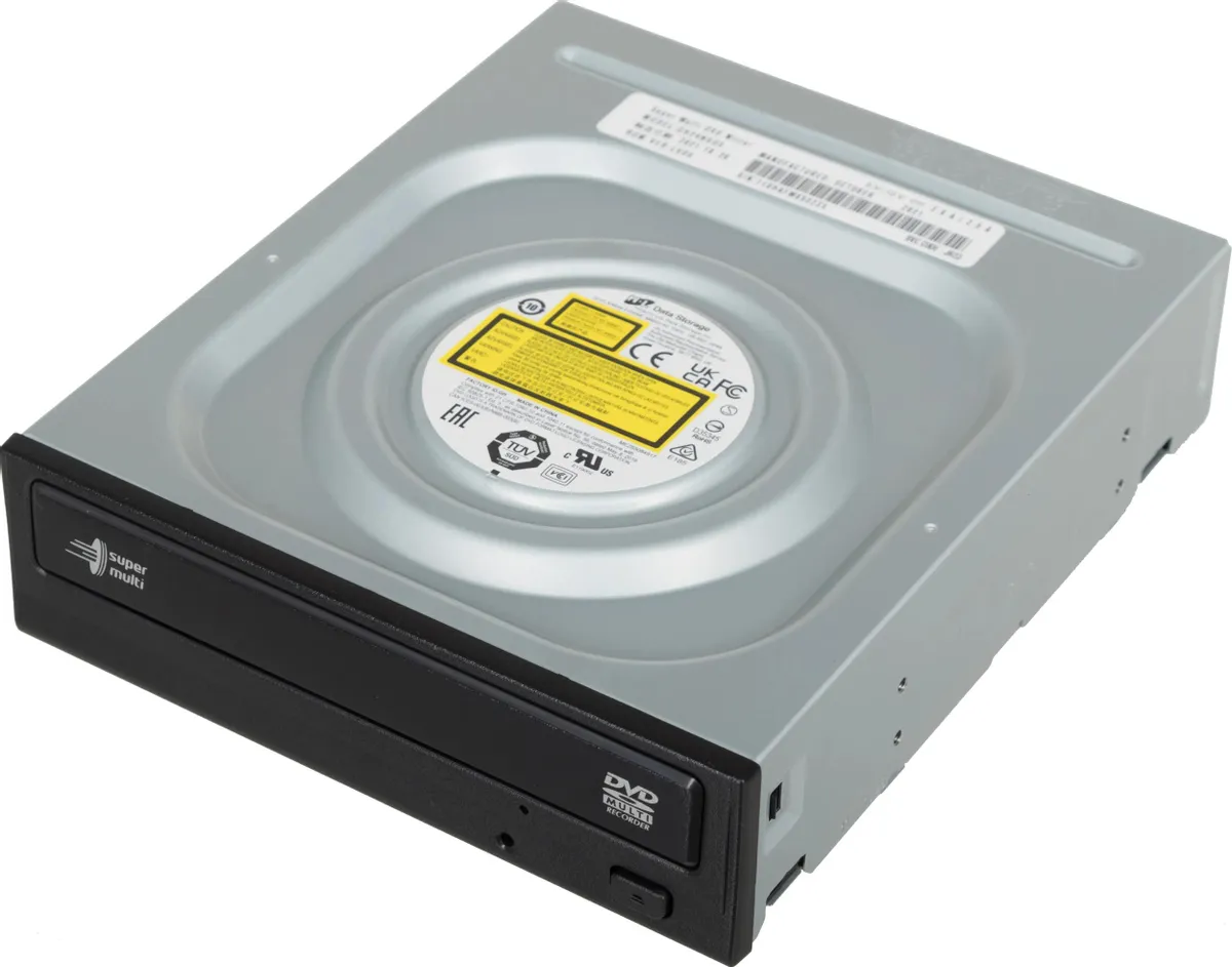 

Оптический привод DVD-RW LG GH24NSD5, внутренний, SATA, черный