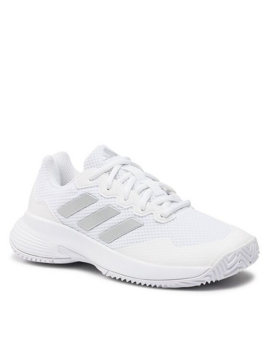 

Кроссовки женские Adidas Gamecourt 2.0 Tennis HQ8476 белые 38 EU, Белый, Gamecourt 2.0 Tennis HQ8476