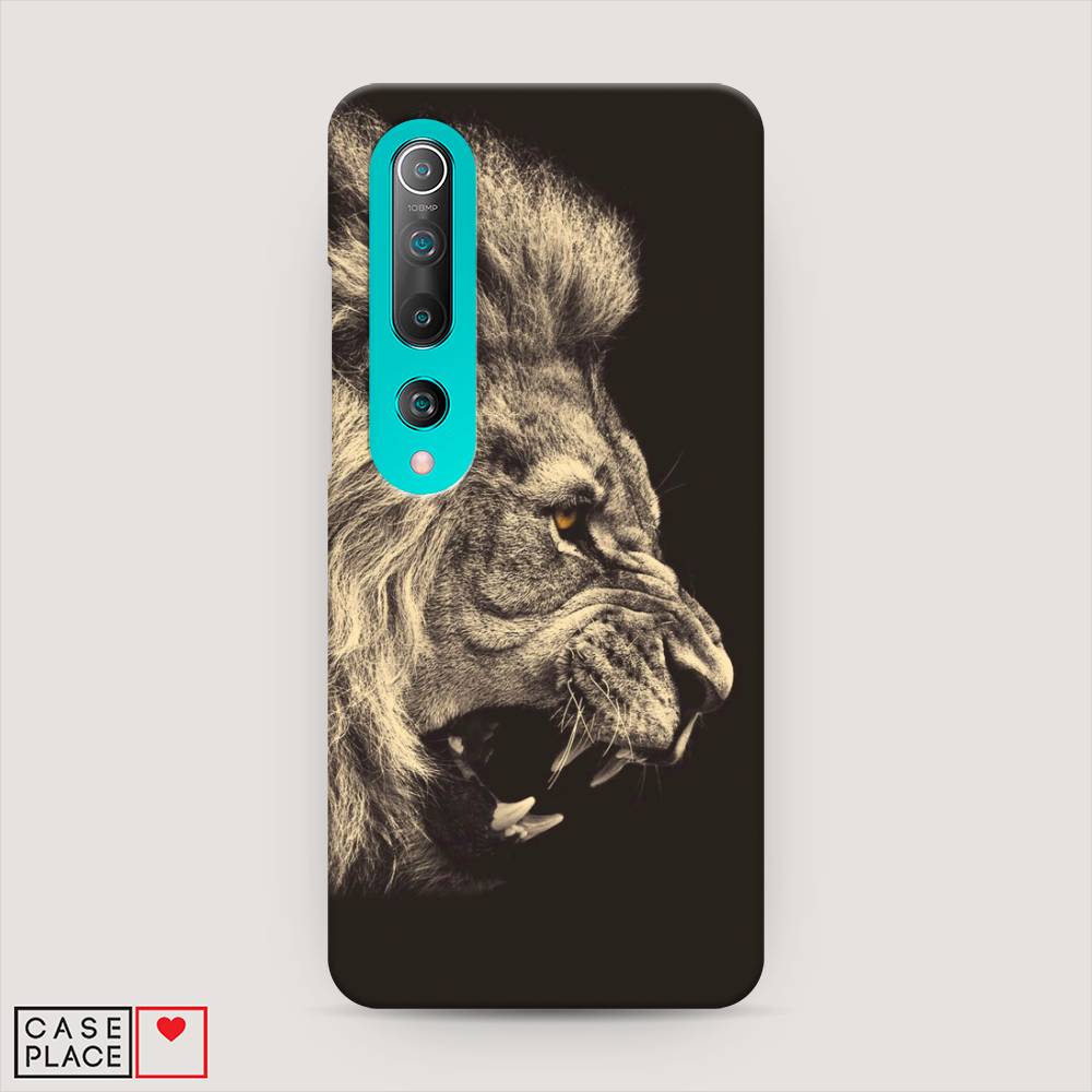 

Пластиковый чехол "Львиный рык 2" на Xiaomi Mi 10 Pro, 37820-1