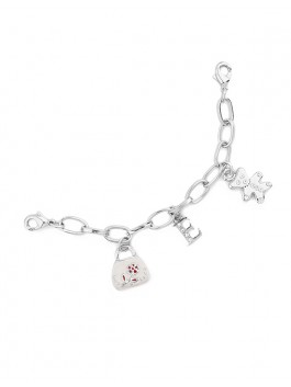 

Браслет женский 10 см ELEGANZZA 01-00012764, серебряный, 01-00012764