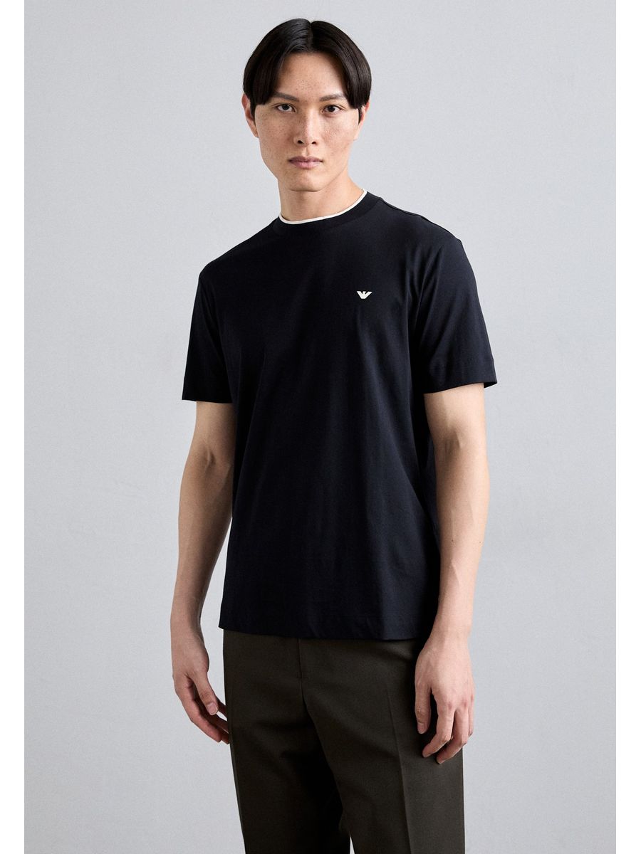 

Футболка мужская Emporio Armani EA822O0EE синяя M, Синий, EA822O0EE