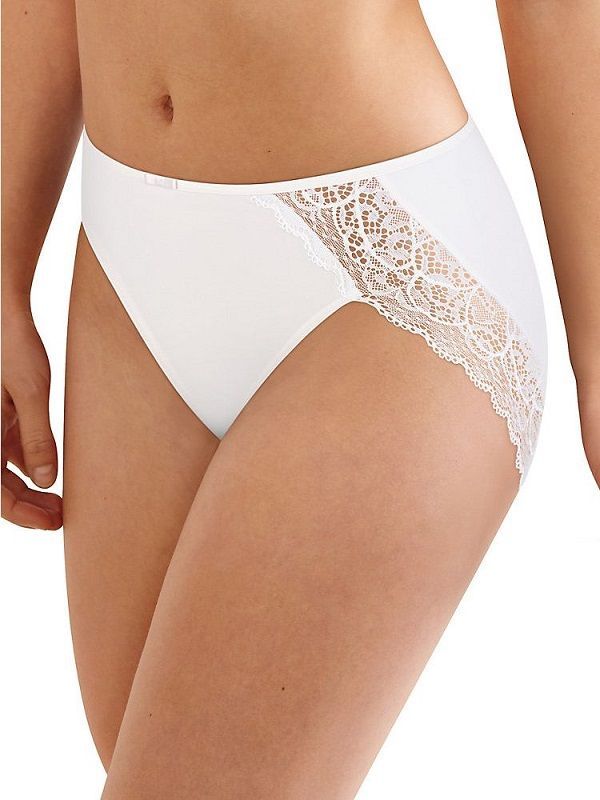 

Трусы с высоким вырезом по линии бедра Lace Desire XXL белый
