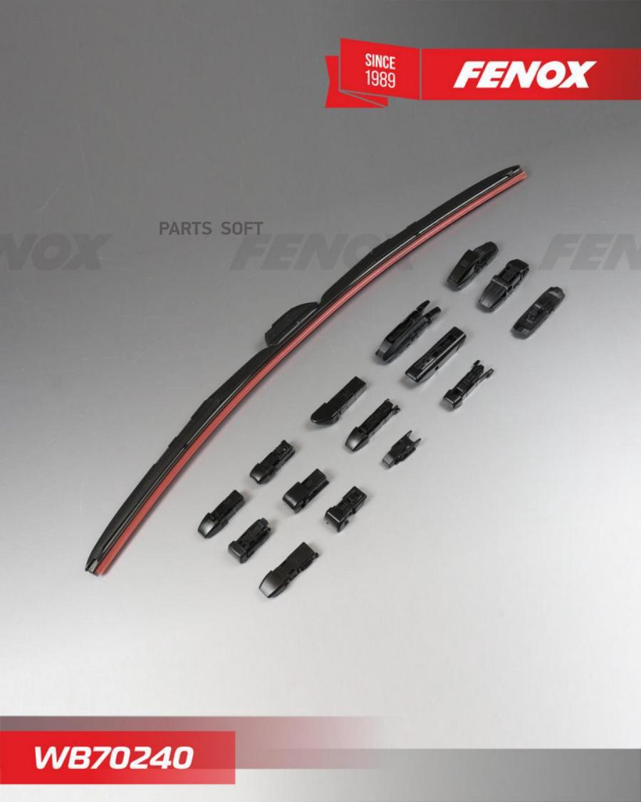 

Щетка Стеклоочистителя Гибридная Hybrid Vision 700мм Передняя FENOX арт. WB70240