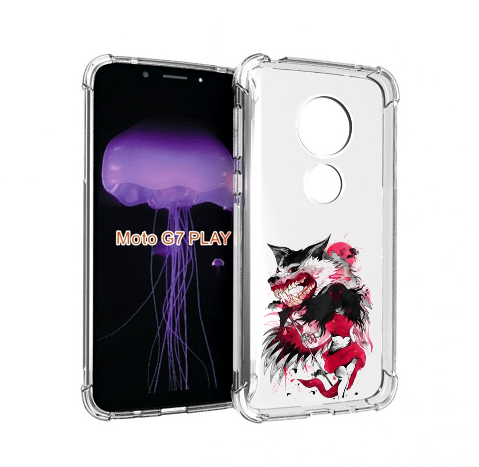 

Чехол MyPads красная шапочка для Motorola Moto G7 Play, Прозрачный, Tocco