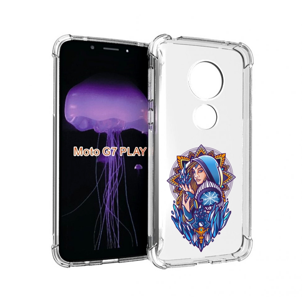 

Чехол MyPads кристал мейден дота 2 для Motorola Moto G7 Play, Прозрачный, Tocco