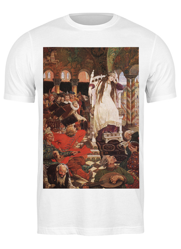 

Футболка мужская Printio Царевна-несмеяна (картина васнецова) белая 3XL, Белый, Царевна-несмеяна (картина васнецова)