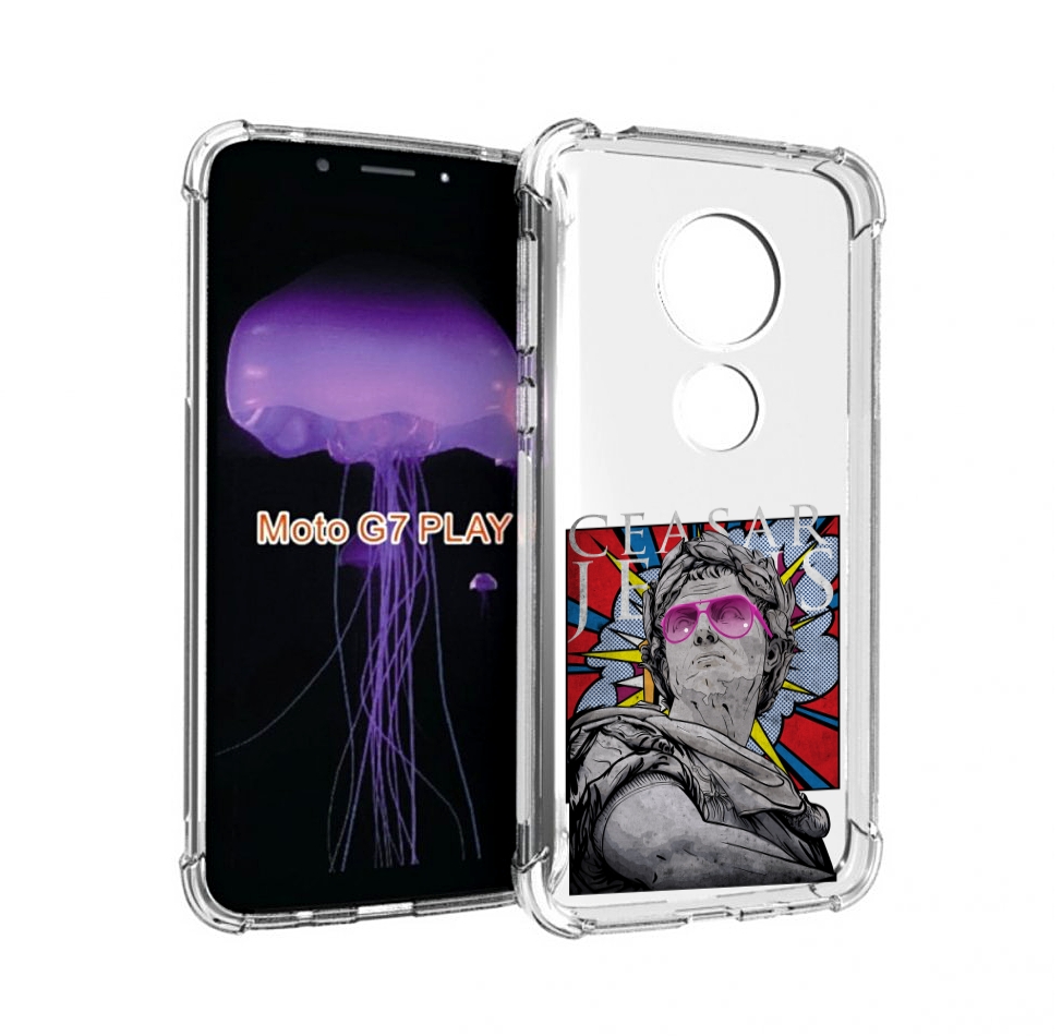 

Чехол MyPads крутая статуя свободы для Motorola Moto G7 Play, Прозрачный, Tocco