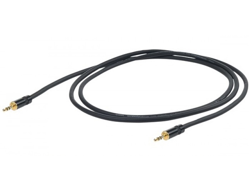 фото Кабель proel 3.5mm jack stereo - 3.5mm jack stereo 1.5m chlp175lu15