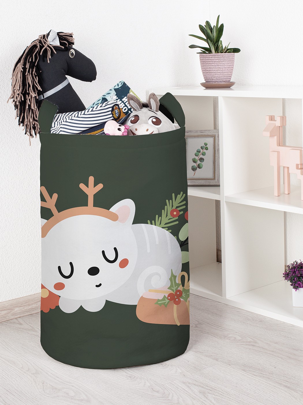 

Корзина для игрушек JoyArty 40x60 см toba_380801_L, Зеленый