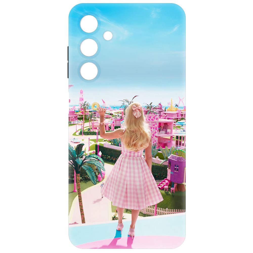 Чехол-накладка Krutoff Soft Case Барбиленд для Samsung Galaxy A25 5G (A256) черный