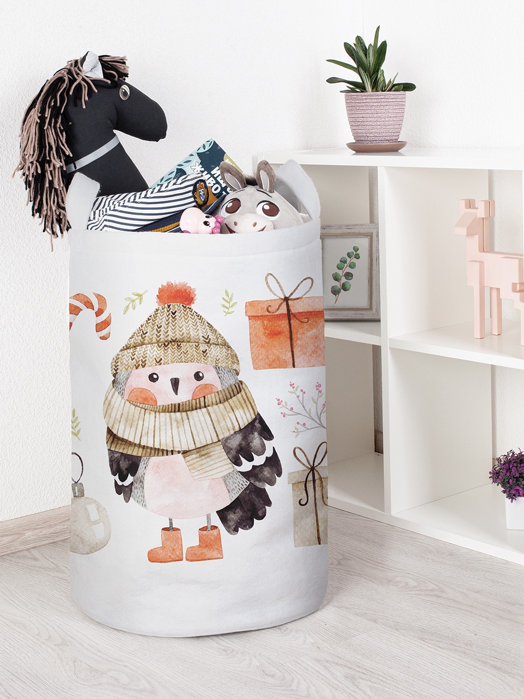 

Корзина для игрушек JoyArty 40x60 см toba_380852_L, Белый