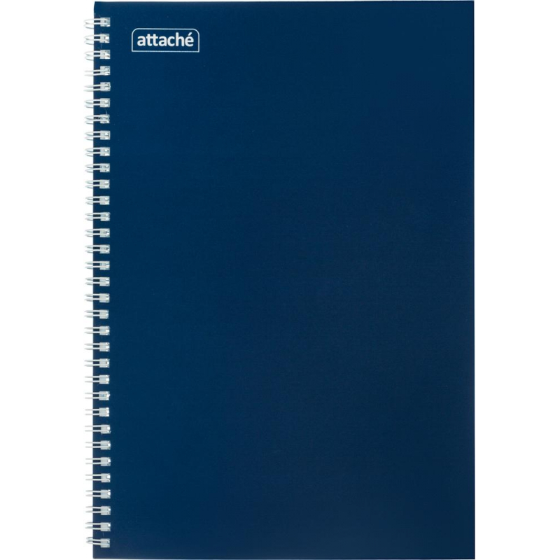

Бизнес-тетрадь А5 80л ATTACHE, спираль,синий, блок 60г, обложка 215г, (2шт.)