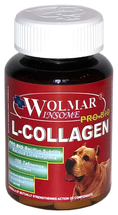Wolmar Winsome Pro Bio L-Collagen Комплекс для восстановления сухожилий и связок, 100 таб