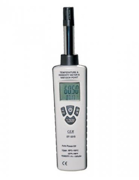 фото Цифровой портативный гигро-термометр dt-321s cem-instruments